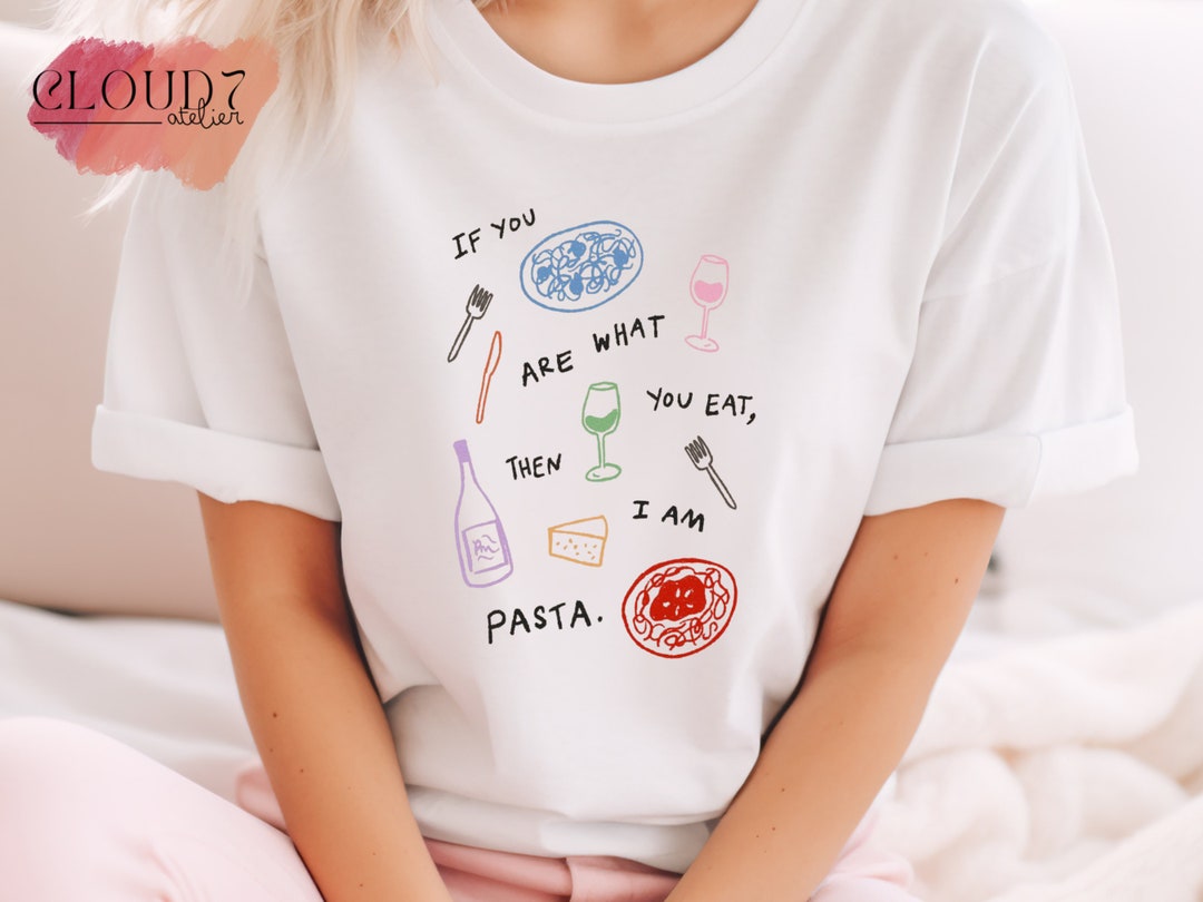 Pasta Shirt, Pasta Sweater, Date Night Sweatshirt, Italian Dinner Shirt, Eat Pasta Run Fasta