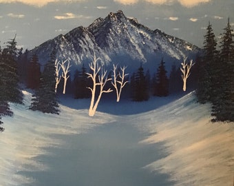 Original Oil Painting 16” x 20” Beautiful Nature Landscape on Canvas Board #18 by Mark F. Cromas Unframed. Ships to US only.
