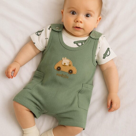 Jumpsuit Baby Boy Clothes Sets Green Baby Boy Outfit Piece Romper