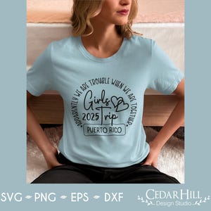 Girls Trip 2025 SVG: Customizable Vacation Design (Digital Download)