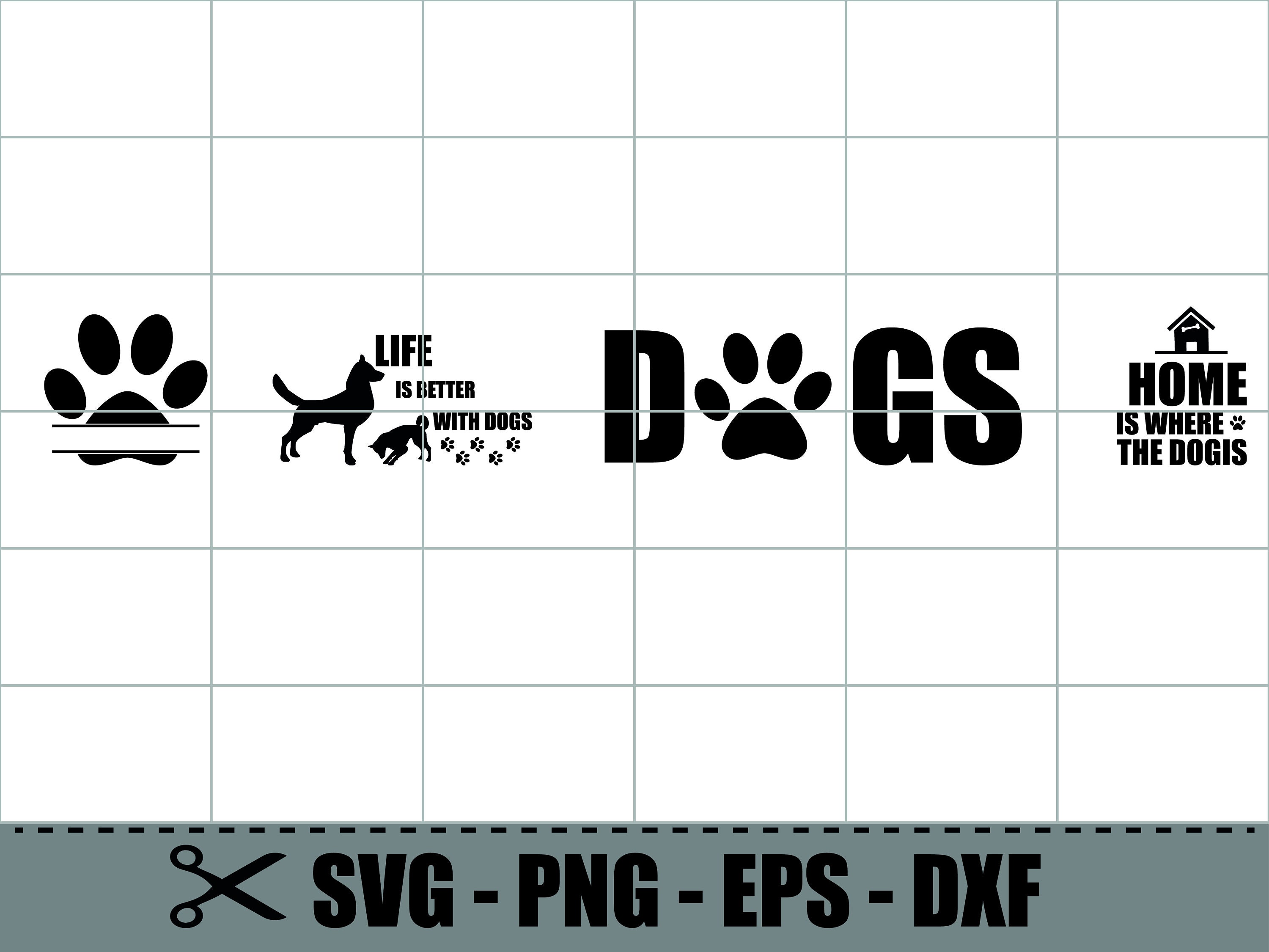 DOG SVG Bundle, Dogs Clipart, Dogs Svg Files for Cricut, Dogs Silhouette, Dogs Designs Bundle