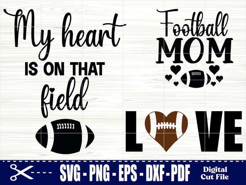Football Svg, Football SVG Bundle, Football Mom Dad Svg, Football Name ...