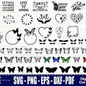 Schmetterlings-Svg, Schmetterlings-Svg-Bundle, geschichtetes Schmetterlings-Bundle Cricut SVG-Dateien, Schmetterlinge, Schmetterling Svg für Cricut, Schmetterling Clipart