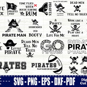 colección de accesorios y artículos piratas, paquete pirata