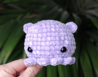 Violet Crochet Cuddle Fish
