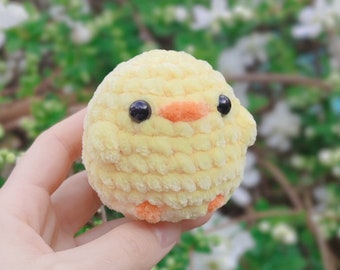 Bébé Poussin / Peluche Amigurumi fait main all'uncinetto