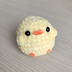 Crochet Bébé Poussin Peluche Amigurumi fait main image 3