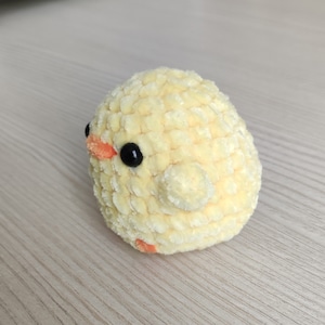 Crochet Bébé Poussin Peluche Amigurumi fait main image 4