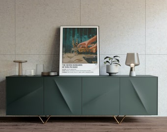 Aesthetic Polaroid Book Wall Art | The Seven Husbands of Evelyn Hugo by Taylor Jenkins Reid | Booktok | Book Art | Digital Download