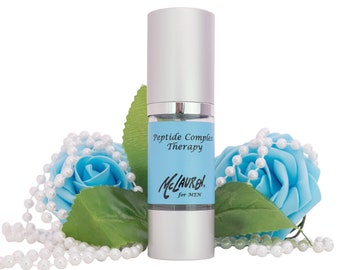 Peptide Complex Therapy for Men, Wrinkles Sagging Skin Boost firmness Firmer Skin Jawline lift Skin help Copper Peptide, Best Peptide Serum