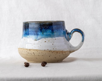 Cup, pottery, gift idea, ceramic cup, mug, bulbous cup, large cup, handmade, unique, clay cup, coffee cup, mug