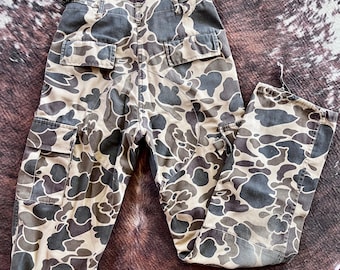 Sears 60s〜 Duck Hunter Camo pants RARE Vintage 60s Sears Sports Center Hunting Duck Camo Pants Size