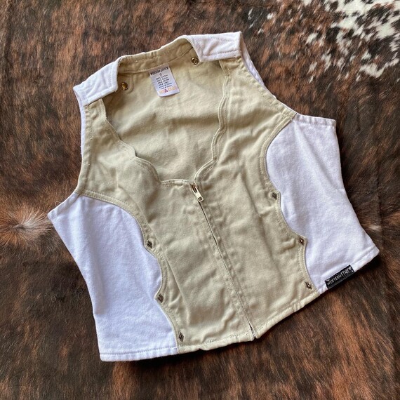 Vintage western vest Gem