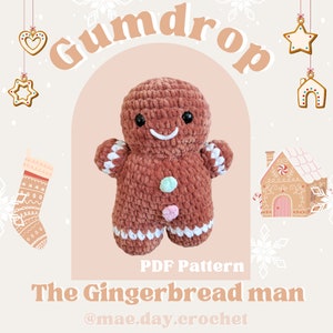Gingerbread Man Crochet Pattern