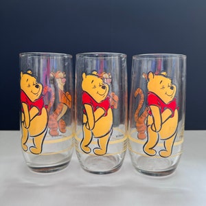 Disney Winnie The Pooh Character Portraits 2-Ounce Mini Shot Glasses Set of  4