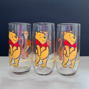 Verres à boire de collection Disney avec verres Tigrou et Winnie l'ourson (3)