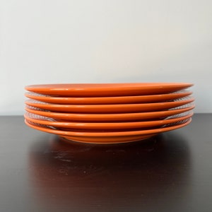 Orange Dinner Plates | 6 Vintage Royal Norfolk Greenbrier International (QTY: 6)