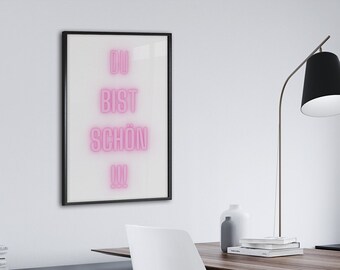 Inspiring "Carpe Diem"-Mindeset Caption - Minimalist, elegantly designed fancy art print in digital form printable - Home decoration
