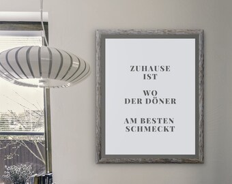 Funny saying - Minimalist, elegantly designed art print in digital form printable - As living room decoration or shared apartment decoration