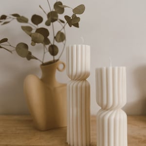 Columns Candles Large and Medium Candles
