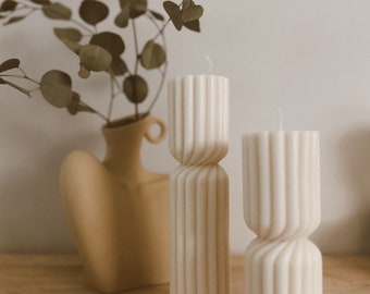 Columns Candles Large and Medium Candles