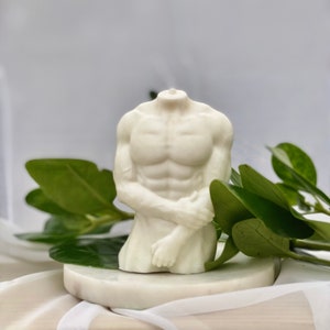 Handmade Candle Torso- The Shy Boy