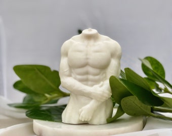 Handmade Candle Torso- The Shy Boy
