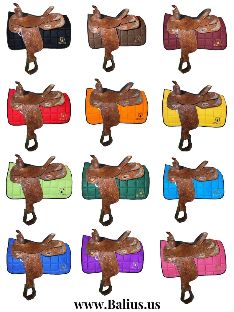 Purple Western Saddle Pad Horse Tack Western Pleasure Rodeo Etsy