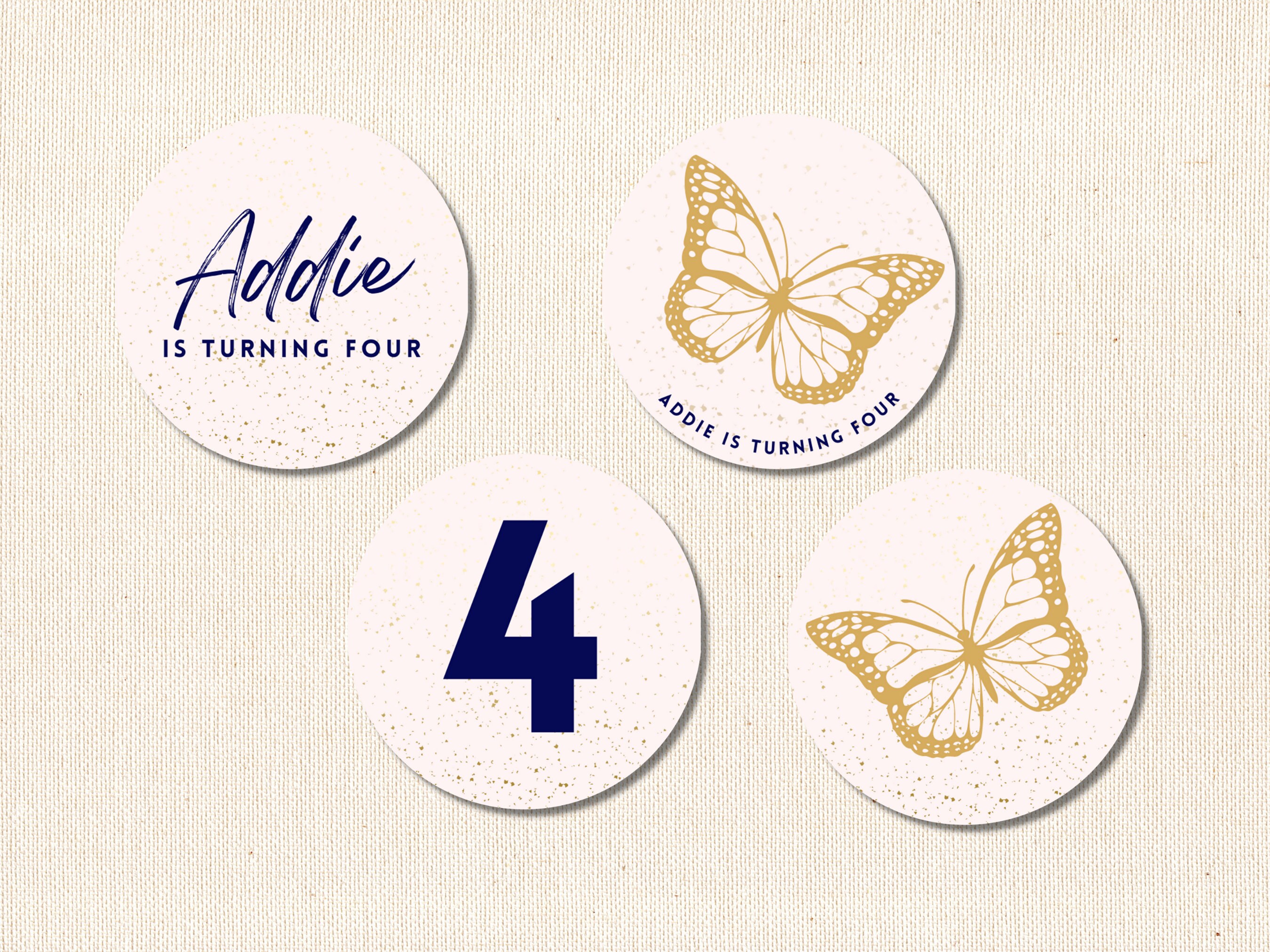 Butterfly Cupcake Toppers Printable Cupcake Toppers Etsy