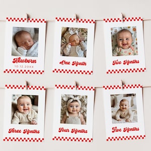 Pizza Party hängende Fotobanner, Pizza Fotokarten, erstes Geburtstagsbrett, druckbares Schild, bearbeitbare Vorlage, Geburtstagsdekoration, PP01