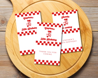 Pizza Party Matchbox Template, Matchbook, Pizzeria Favour Template, Editable Template, INSTANT DOWNLOAD, Adult Party Favour, PP01