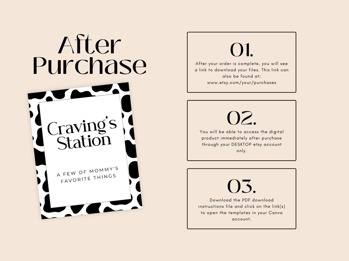 Cow Cravings Station Sign, Cow Baby Shower, Mommy's Cravings, Canva ...
