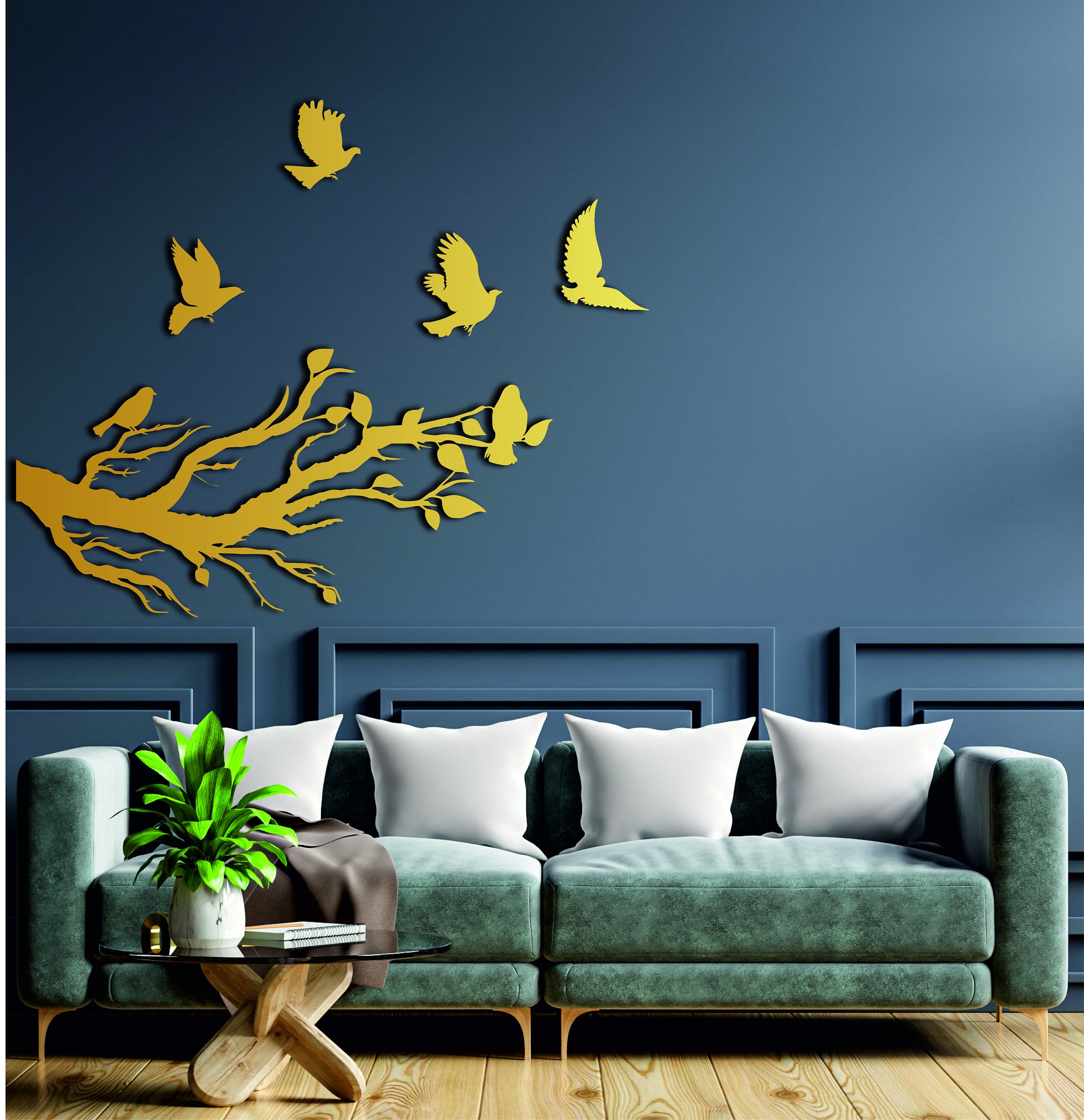 14 in. Majestic Pink Bird Metal Wall Decoration main image 1