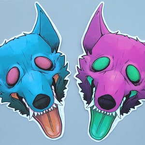 Trippin Wolves Sticker