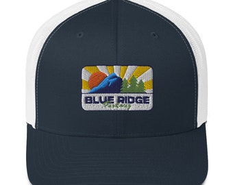 Blue Ridge Parkway Trucker Hat | Virginia hat, Appalachian Mountains, North Carolina hat, Trucker cap, Nature