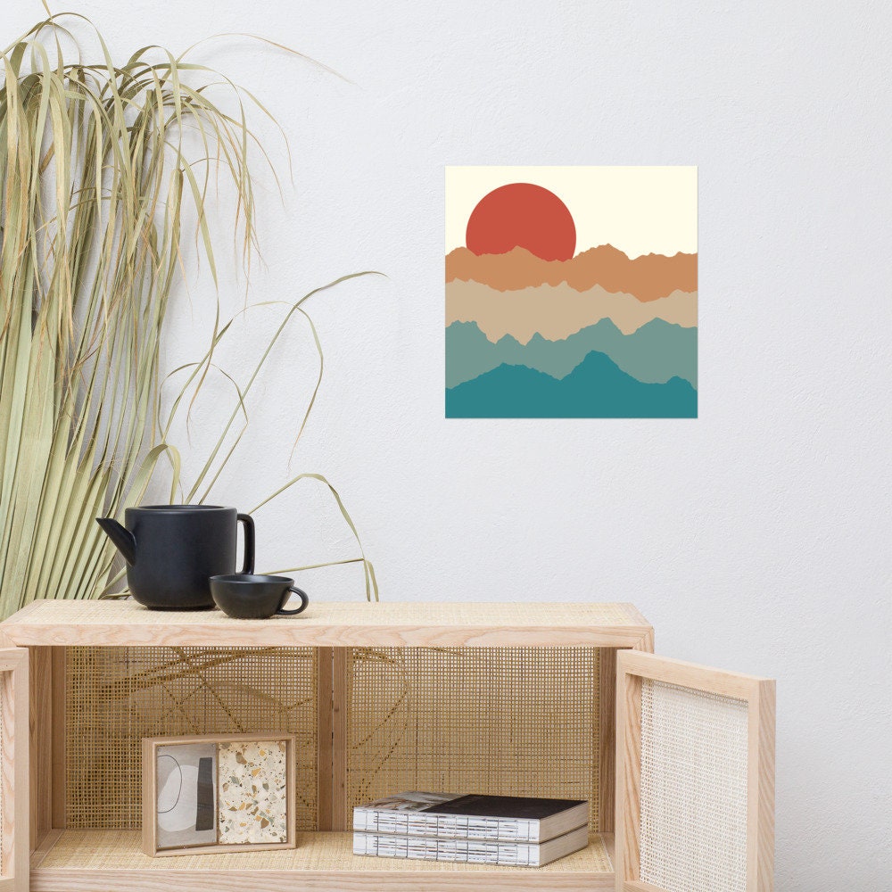 Blue Ridge Poster Blue Ridge Mountains Poster - Etsy