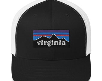 Virginia Mountains Trucker Hat | Lynchburg hat, Virginia hat, Liberty University, Virginia Tech hat, UVA Hat, Trucker cap