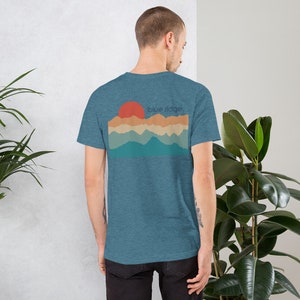 Blue Ridge Mountains Unisex Short Sleeve Tee