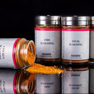 Mihikath Spices Seasoning Rubs Chicken Fish Shrimp Steak Spice Mix Shaker Season Rub