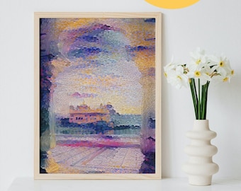 Printable Sikh Wall Art - Harmandir Sahib, Amritsar, Sikh Golden Temple, Downloadable Digital Print, Sikhism