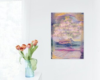 Printable Sikh Wall Art - Harmandir Sahib, Mool Mantar - Amritsar, Sikh Golden Temple, Downloadable Digital Print, Sikhism
