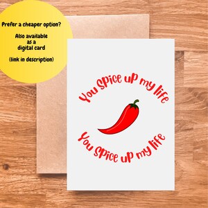 Desi Anniversary Valentine's Day Card - Spice up my life - Grappig - Indiaas - Sikh - Punjabi - Zuid-Aziatisch - Cute - Wenskaarten