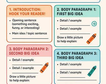Essay Outline Template for Kids