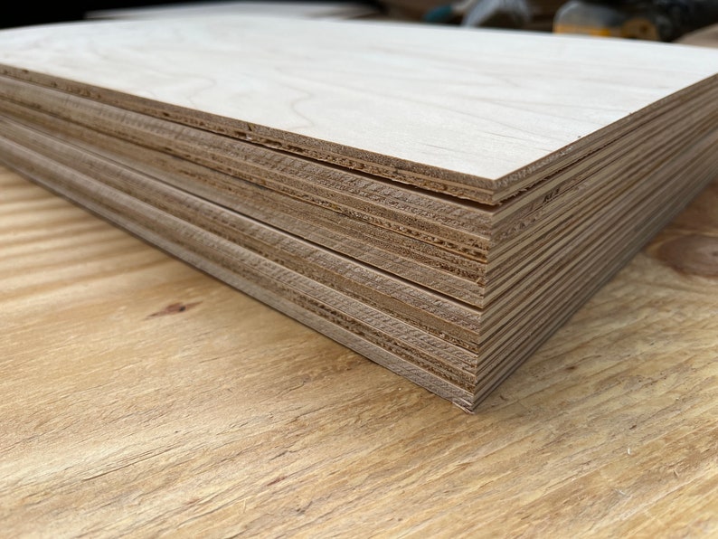 Finished Quarter Inch Maple Plywood Etsy
