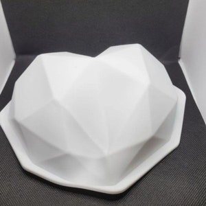 チョコレートスマッシュハート用ブレイクアウェイハートシリコンモールド