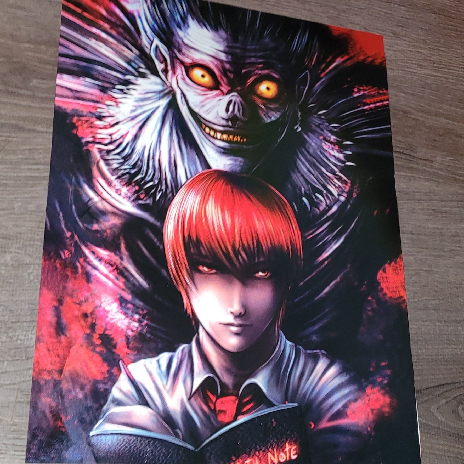 Death Note poster from Croatian teen magazine! : r/deathnote