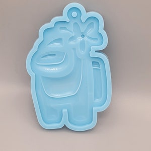 Astronaut Imposter Silicone Mold for Keychains or Ornaments, Clay & Resin Crafts