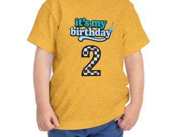 2° È il mio compleanno, bambino Maglietta per bambini / Maglietta di compleanno, Top per feste per bambini