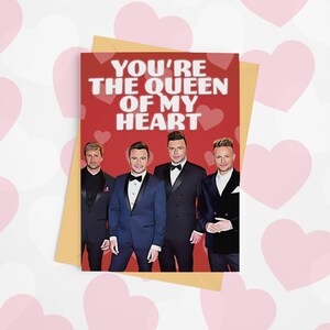 PERSONALISED WESTLIFE BIRTHDAY ANY OCCASION GREETING CARD