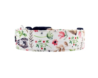 Bunny dog collar, Easter dog collar, available in 15 size options XS - XL